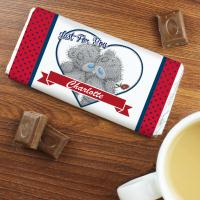 Personalised Me to You Love Heart Couple 100g Chocolate  Bar Extra Image 3 Preview